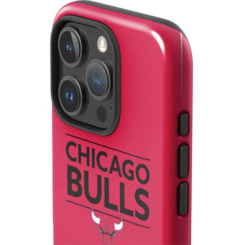NBA Chicago Bulls Standard - Red iPhone 16 Pro Impact Case